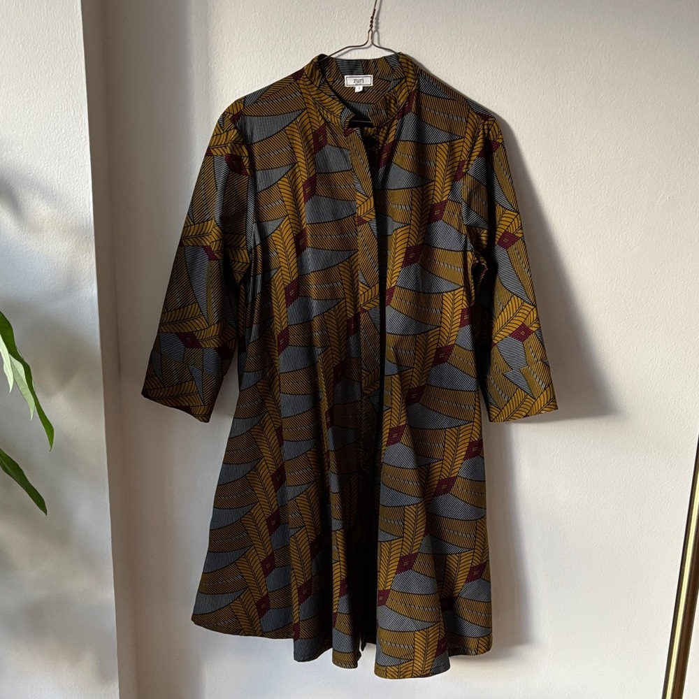 Zuri Stylish Multicolor Patterned Dress